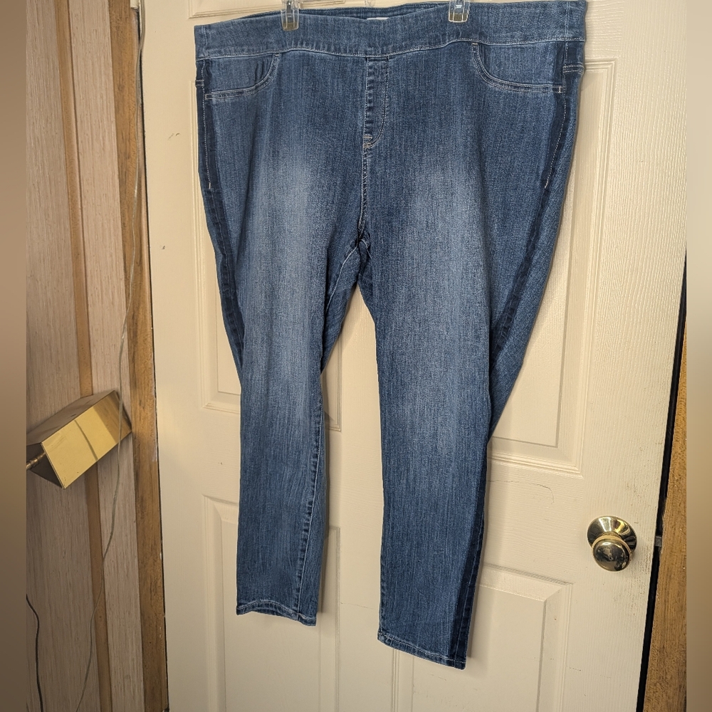 # 2 - Lane Bryant Stretch High Rise Jeggings Blue Jeans